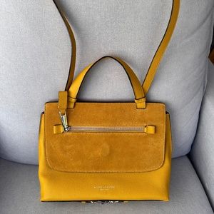 Marc Jacobs Leather Banana Yellow Satchel Bag!
